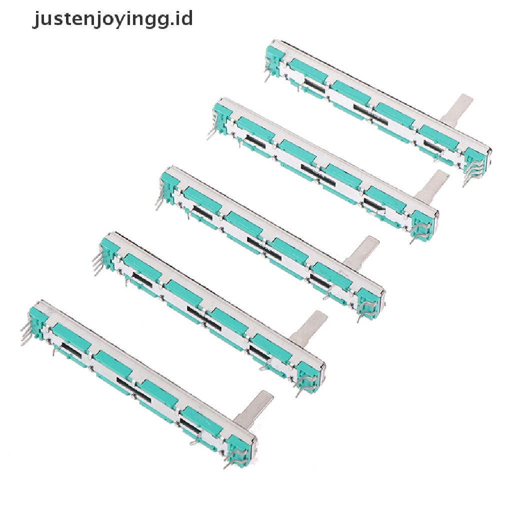 5pcs Potentiometer Geser Lurus Ganda 75MM B103 Mixer Fader B10K