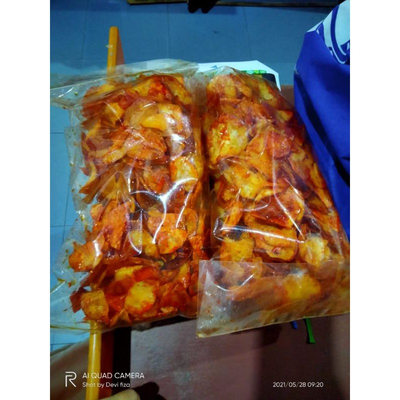 

keripik pedas manis