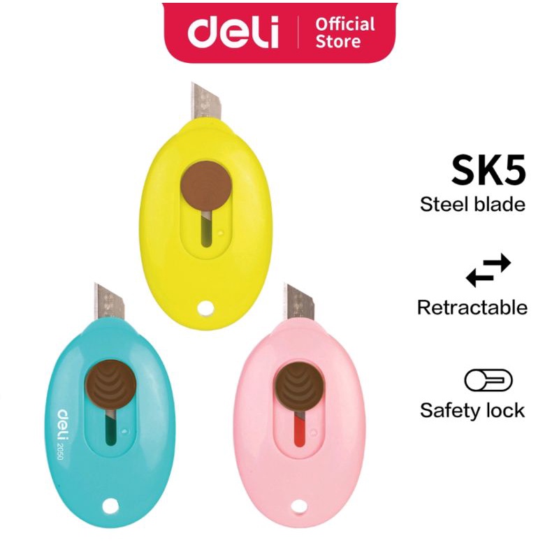 

NEW Deli Mini Cutter Portable Durable Cute Size Convenient to Open Package