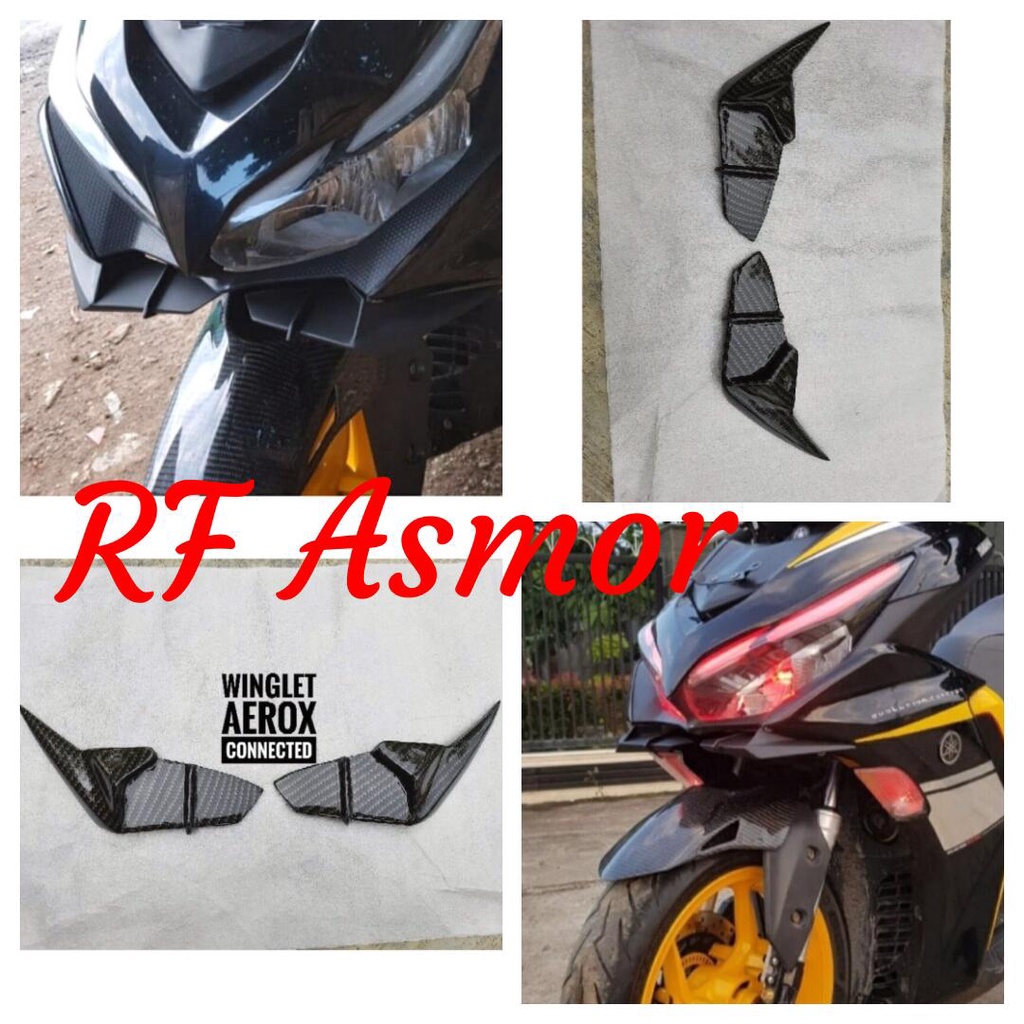 Winglet Karbon New Aerox Connected 2021 NVX