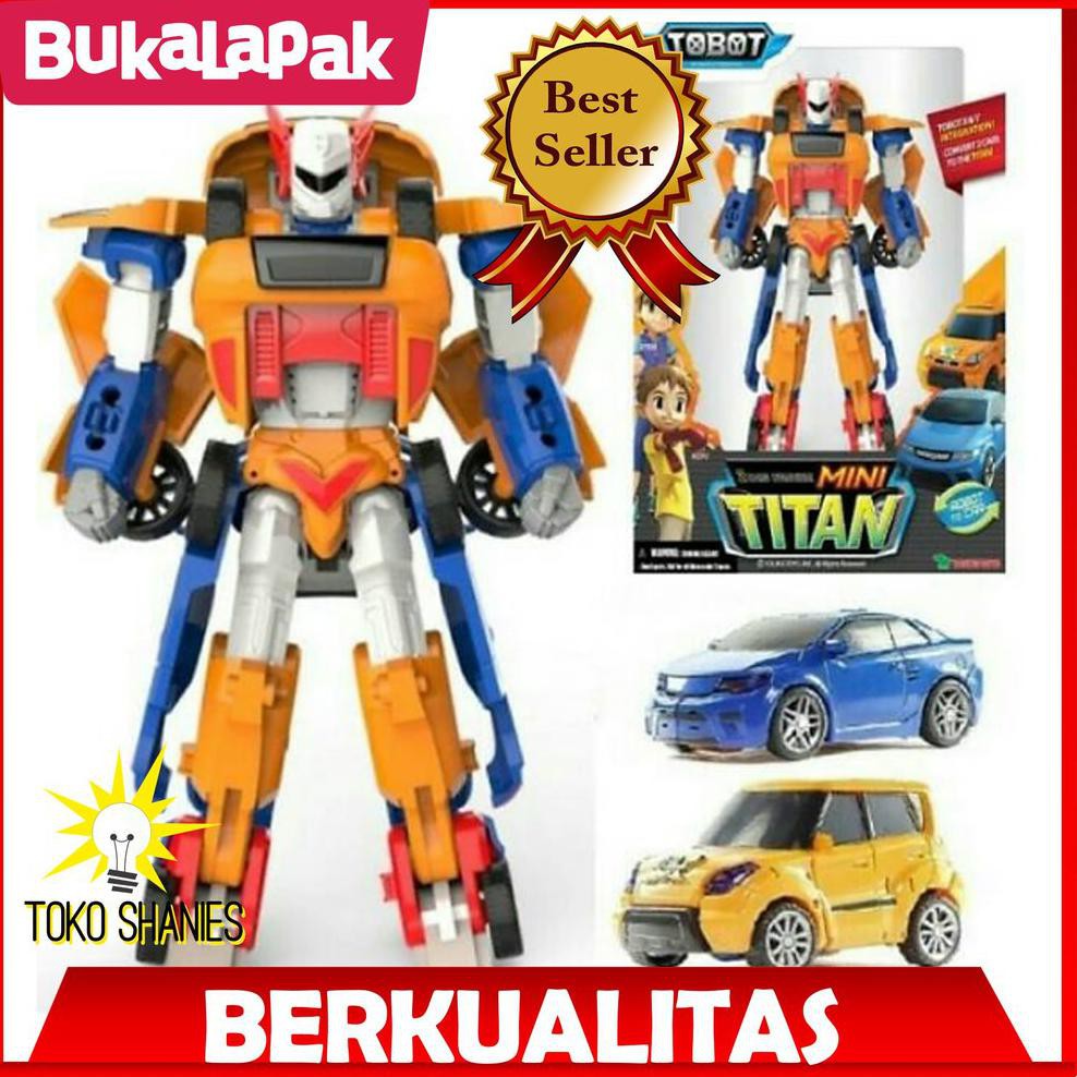 Sale Mainan Anak Laki Laki Mobil2An Mobilan Robot Transformer 2 Mobil Tobot Titan Robot