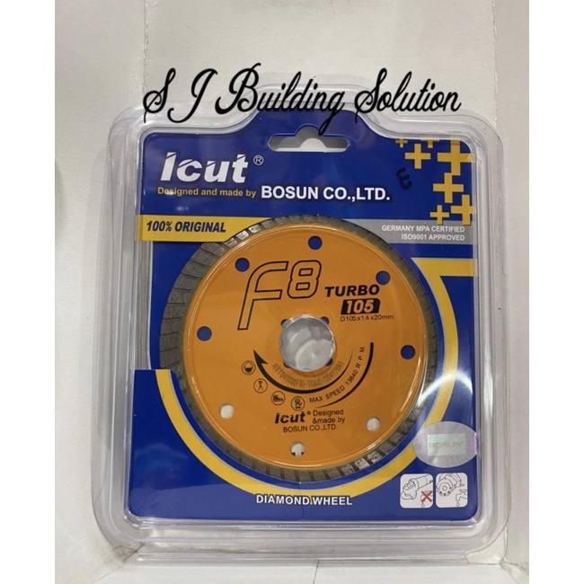 Mata Potong Keramik BOSUN F8/ Mata Gerinda Potong/Mata potong granit murah Kering F8