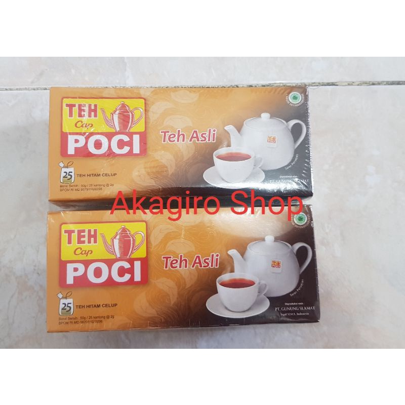 

Teh Cap Poci Asli 25 sachet teh celup