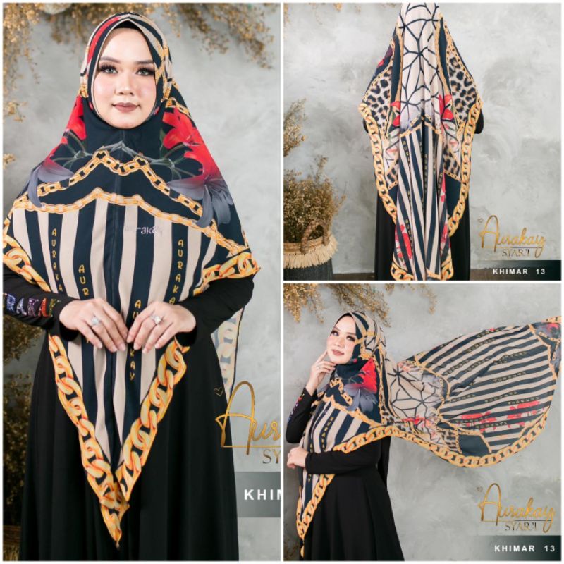 DRESS DN KHIMAR 13 PREMIUM AURAKAY