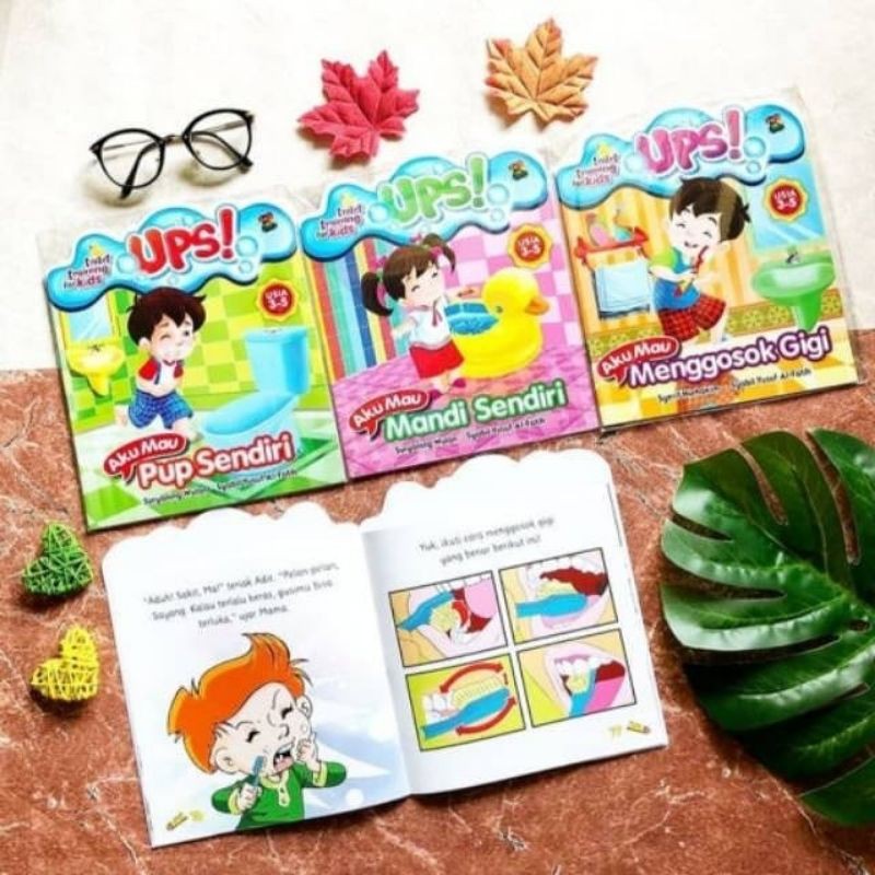 Buku Cerita Toilet Training Anak - Buku Cerita Anak Bergambar - Seri Toilet Training