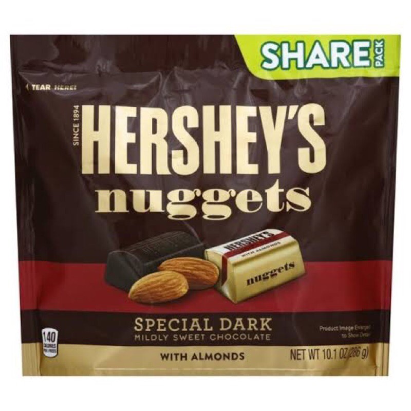 

hershey’s nuggets dark chocolate with almond