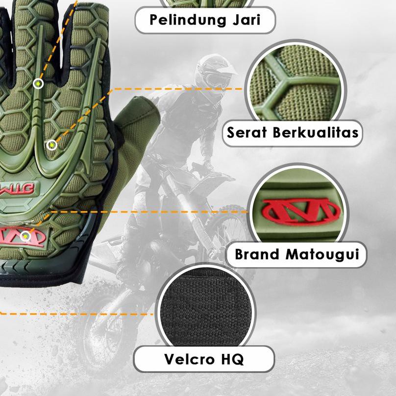 ♣ Sarung Tangan MTG001 Setengah Jari Hand Gloves Import [ 6017B ] Ω
