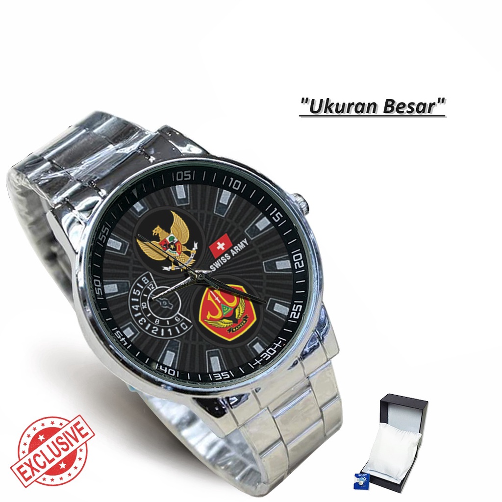 Jam Tangan Rantai Couple Logo GARUDA BANSER (Amazing)