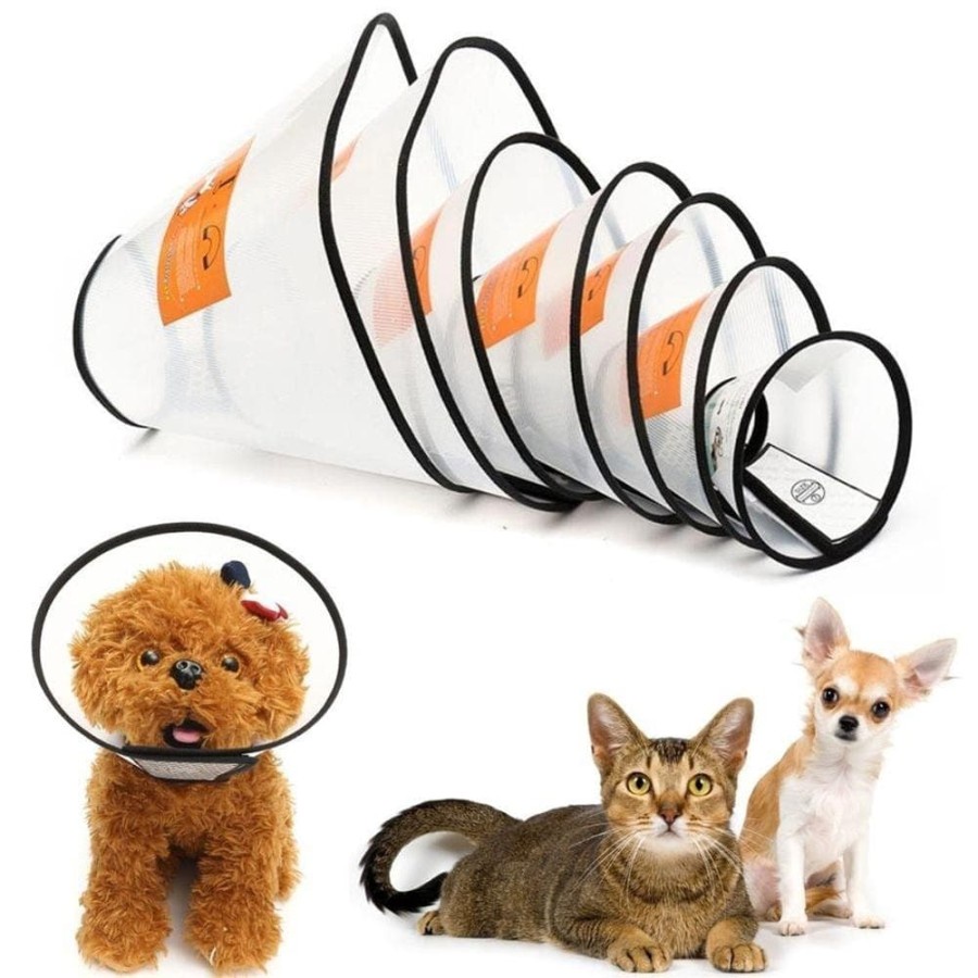 Pelindung Leher Kucing Anjing Corong Pet Protection Cone Collar Luka