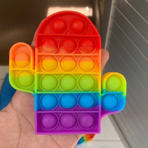 POP IT JUMBO VIRAL RAINBOW WARNA WARNI MAINAN ANAK TIKTOK-KAKTUS
