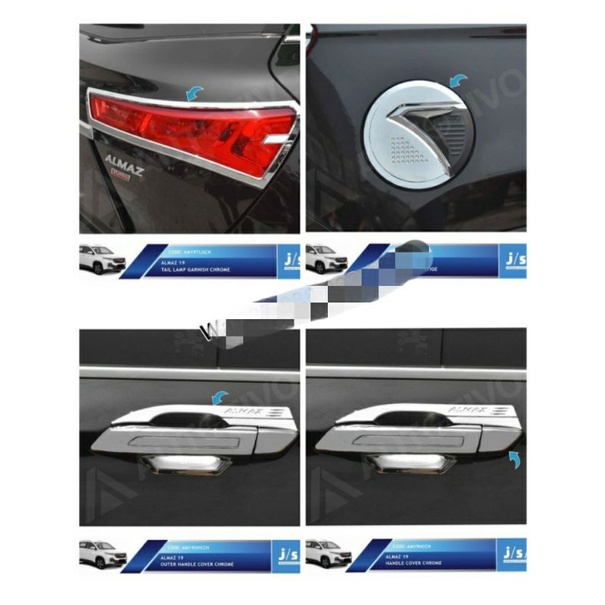 Paket Akcecoris Ori Jsl Wuling Almaz Chrome