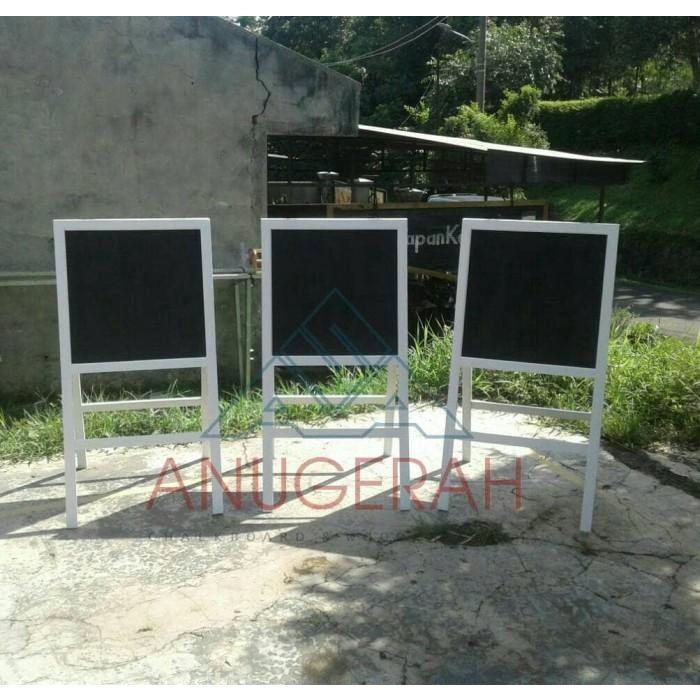 

Standing Menu Chalkboard Papan Tulis Kapur Blackboard Jati Belanda 061