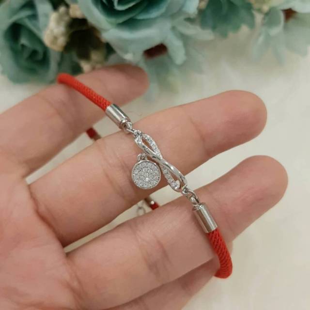 Gelang mt tali emas putih GTP118