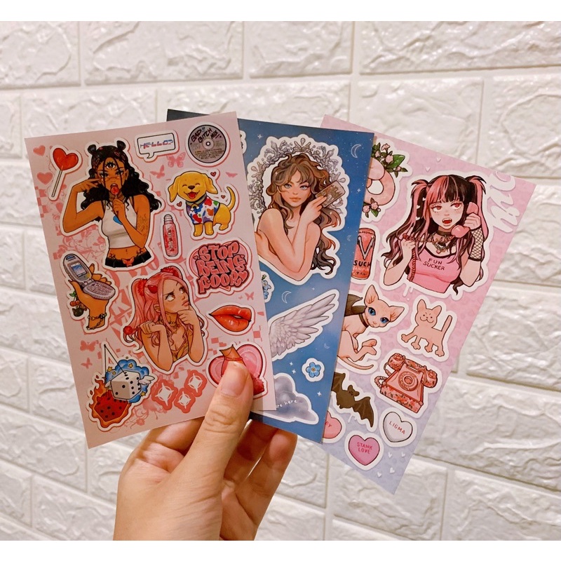 

Stiker pack aesthetic estetik || Sticker hp laptop