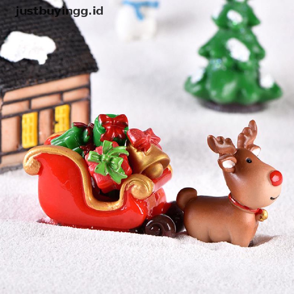 Ornamen Miniatur Snowman Untuk Dekorasi Natal