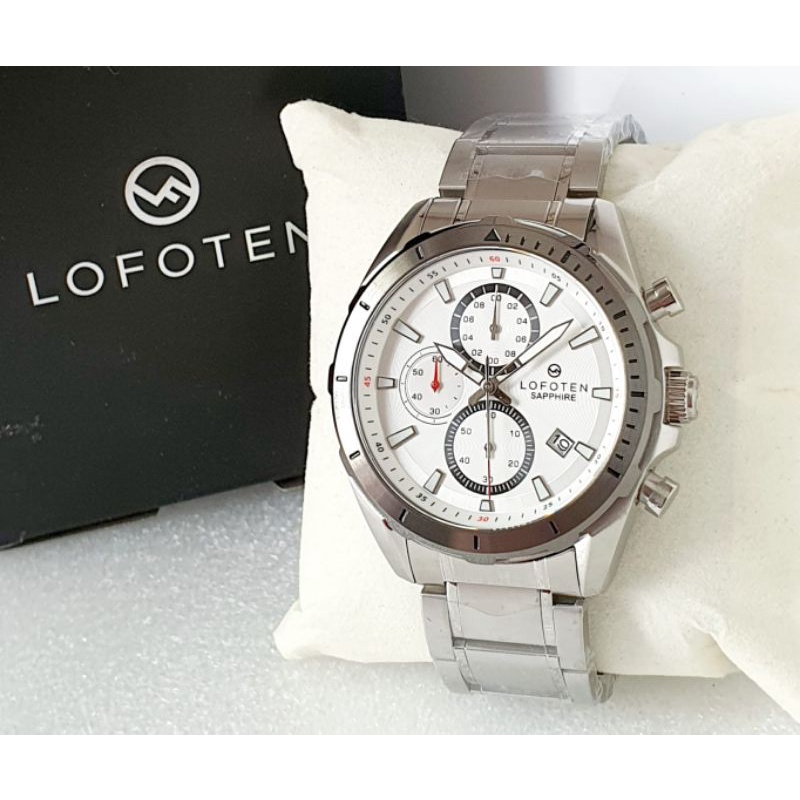 JAM TANGAN LOFOTEN 6515 CHRONO STAINLESS ORIGINAL