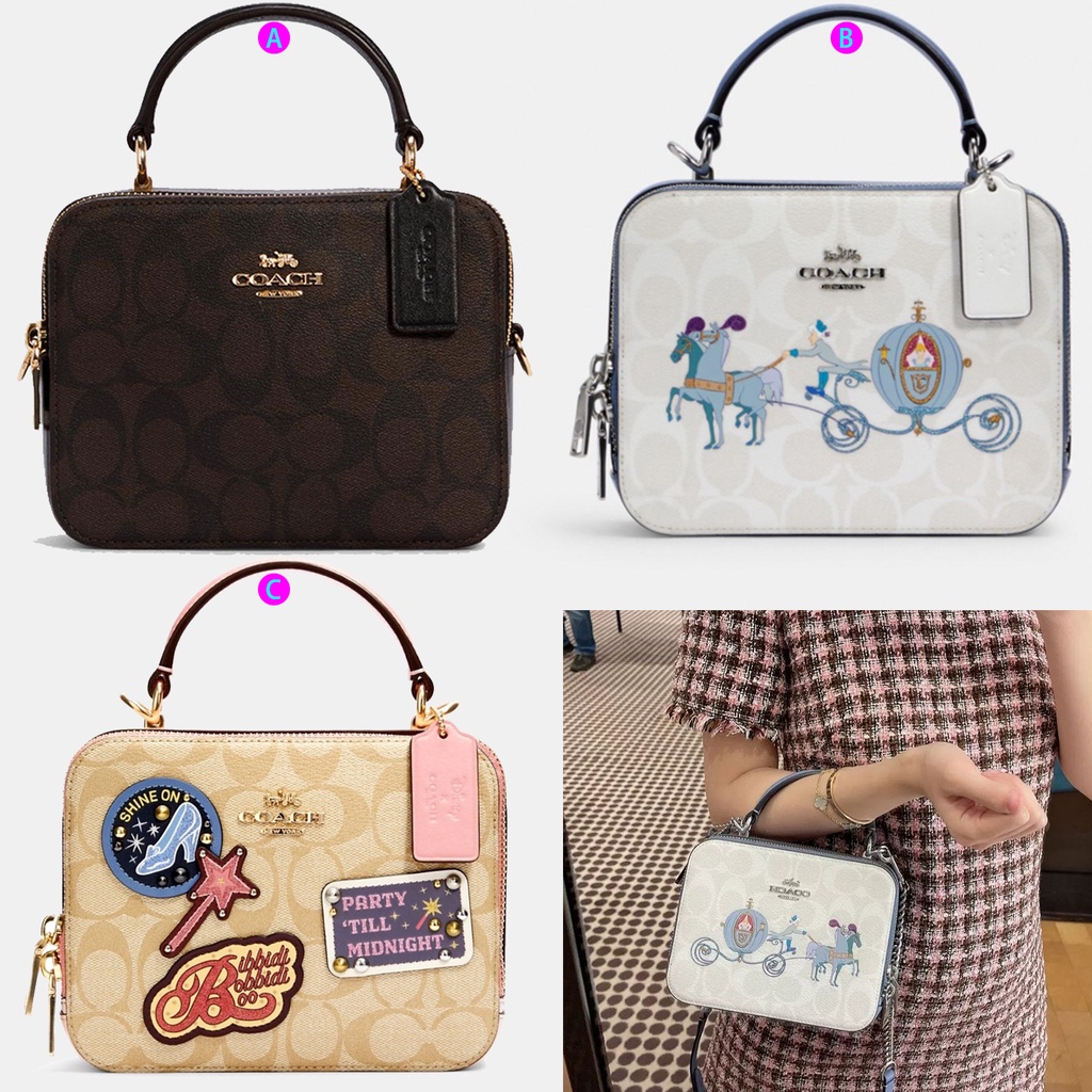 (grab) 3148 1434 1426 coach women square bag messenger bag shoulder bag