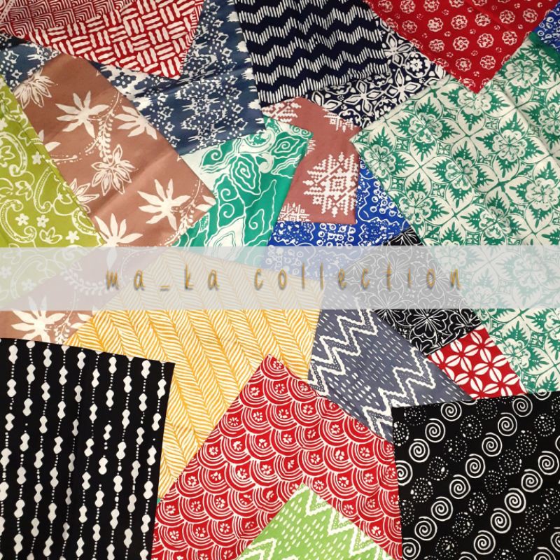 Kain Batik Perca | Batik Cap Garutan | Batik Indonesia | Perca Batik