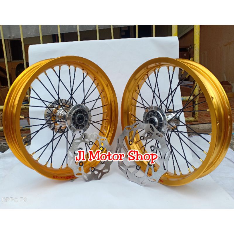 Velg Supermoto Yamaha WR 155 WR155 - SEPAKET VELG SET SUPER MOTO Yamaha WR155 WR 155