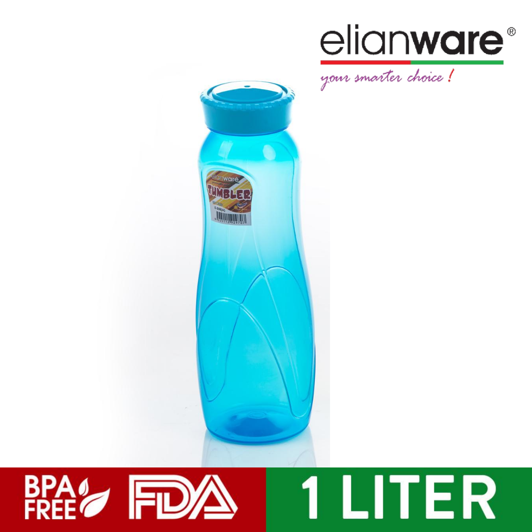Elianware Water Tumbler Botol Minum 1000ml BPA Free 