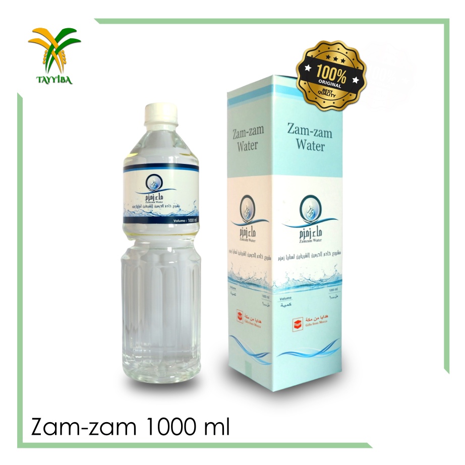 

Air Zamzam 1 Liter Original - Zam Zam Water [Kemasan Botol]