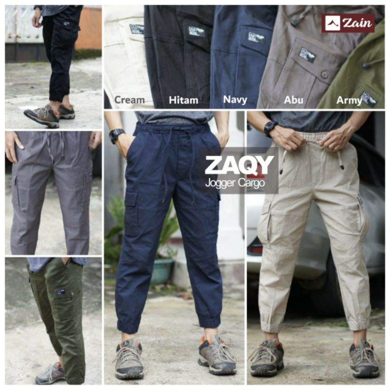 Jogger Cargo ZAQY - Zain moslem apparel