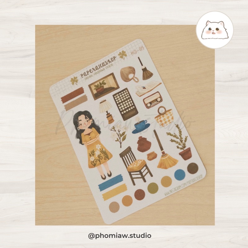 Cute Filipino Sticker, Pinoy Stickers, Lokal Girl Stickers