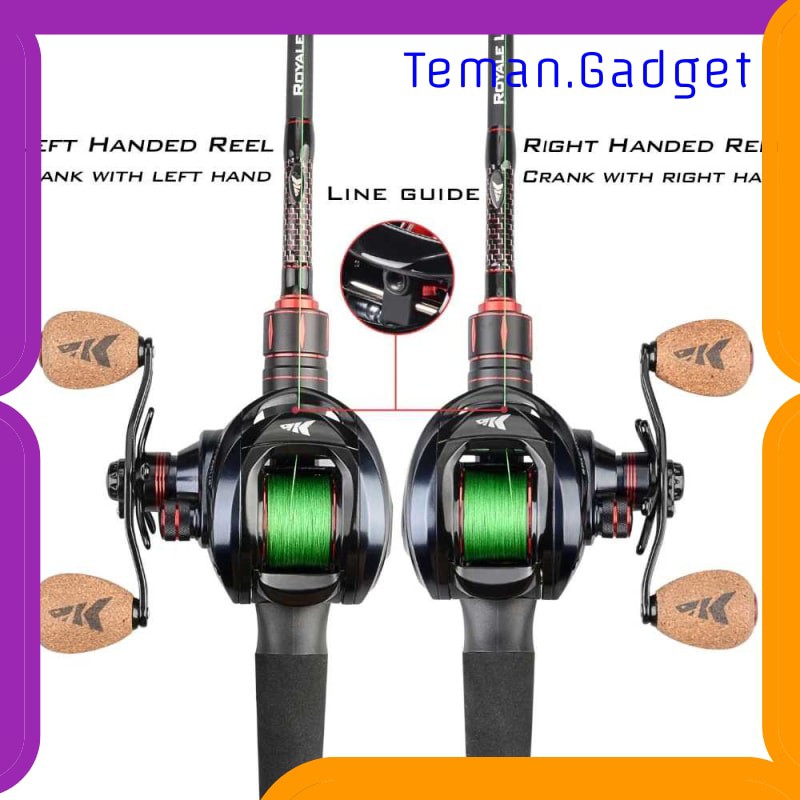 TG-IF180 REELSKING GLE201 REEL PANCING BAITCASTING 11+1 BALL BEARING 6.3:1