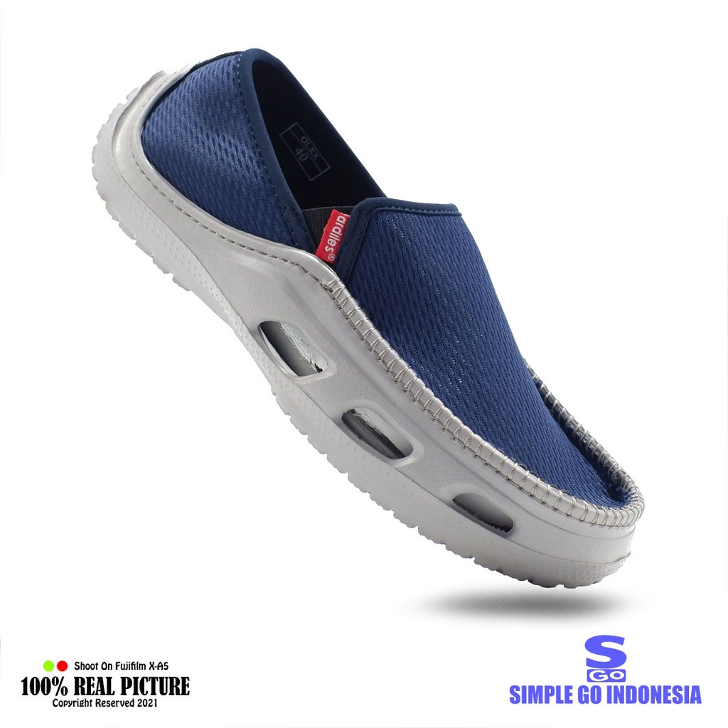 Sepatu pria slip on selop original sneakers cowok slipon laki laki dewasa tanpa tali slop model casual slide canvas ringan kwalitas import branded Ardiles Olxx 01 terbaru promo keren lebaran cod bayar ditempat 38-43