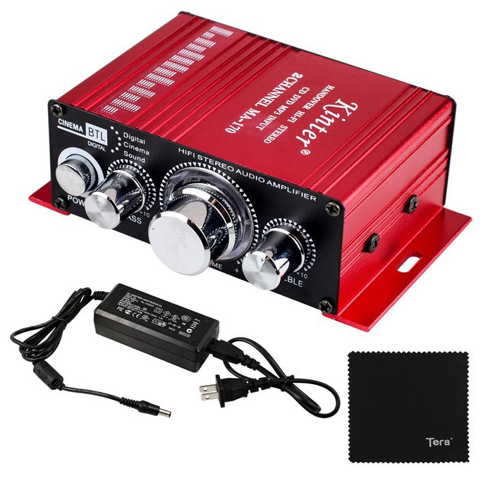 Gz8 Ampli 200W Audio Power Mobil Car Bluetooh Amplifier Speaker 2 channel Penguat Daya Audio12v 20W - MA-170 Kinter