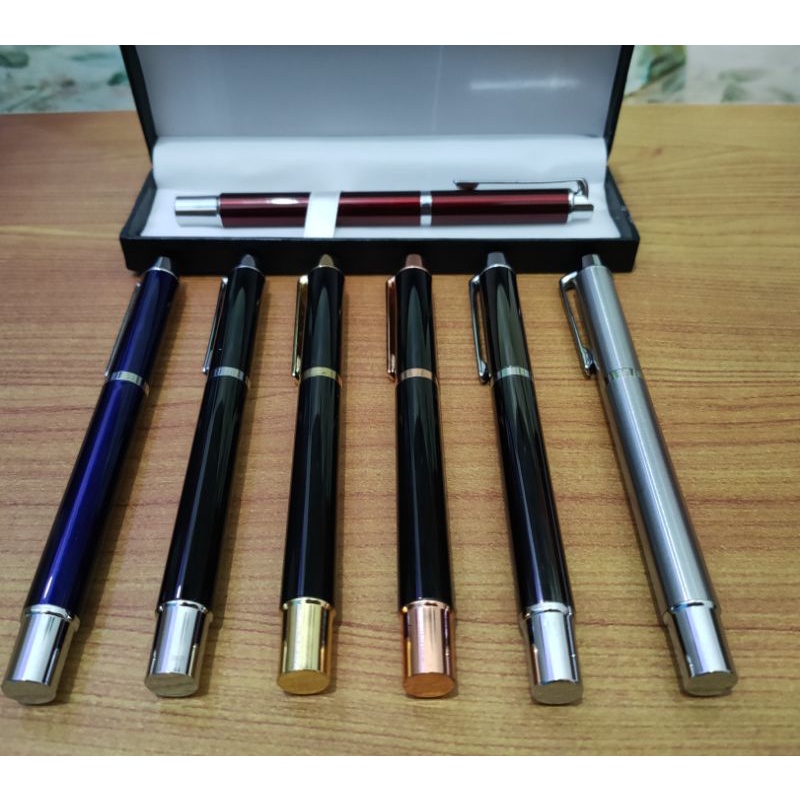 Pulpen Custom Pen Roller | Pen RollerBall 309| Roller Elegan | Tinta Gel | Custom Nama