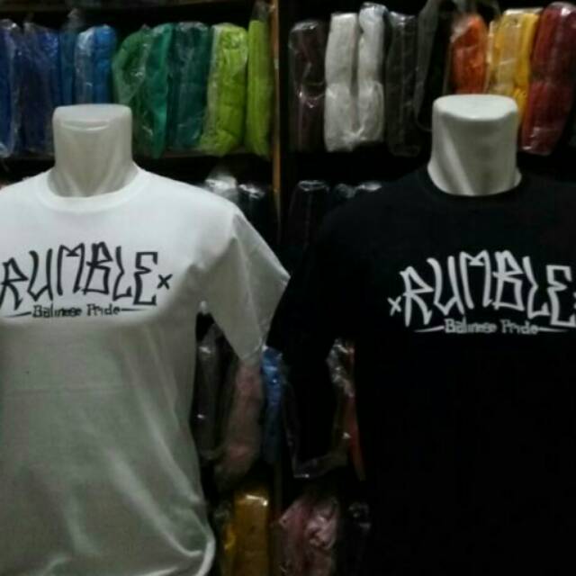 KAOS RUMBLE/TSHIRT/T-SHIRT RUMBLE