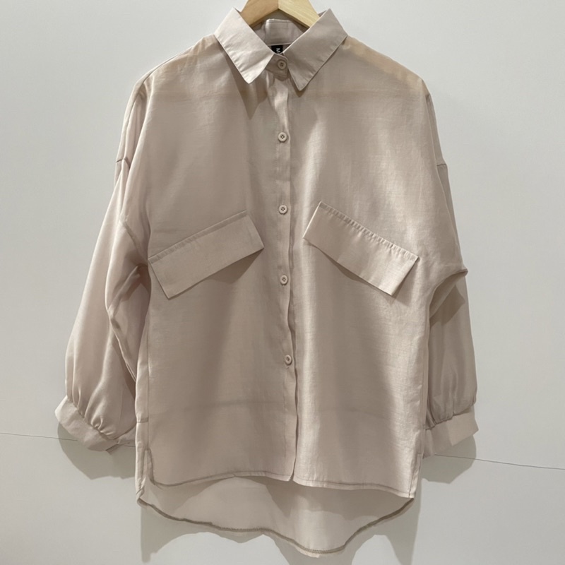 Blouse Kemeja Bangkok Organza (Ala Nagita Slavina / Mama Gigi)