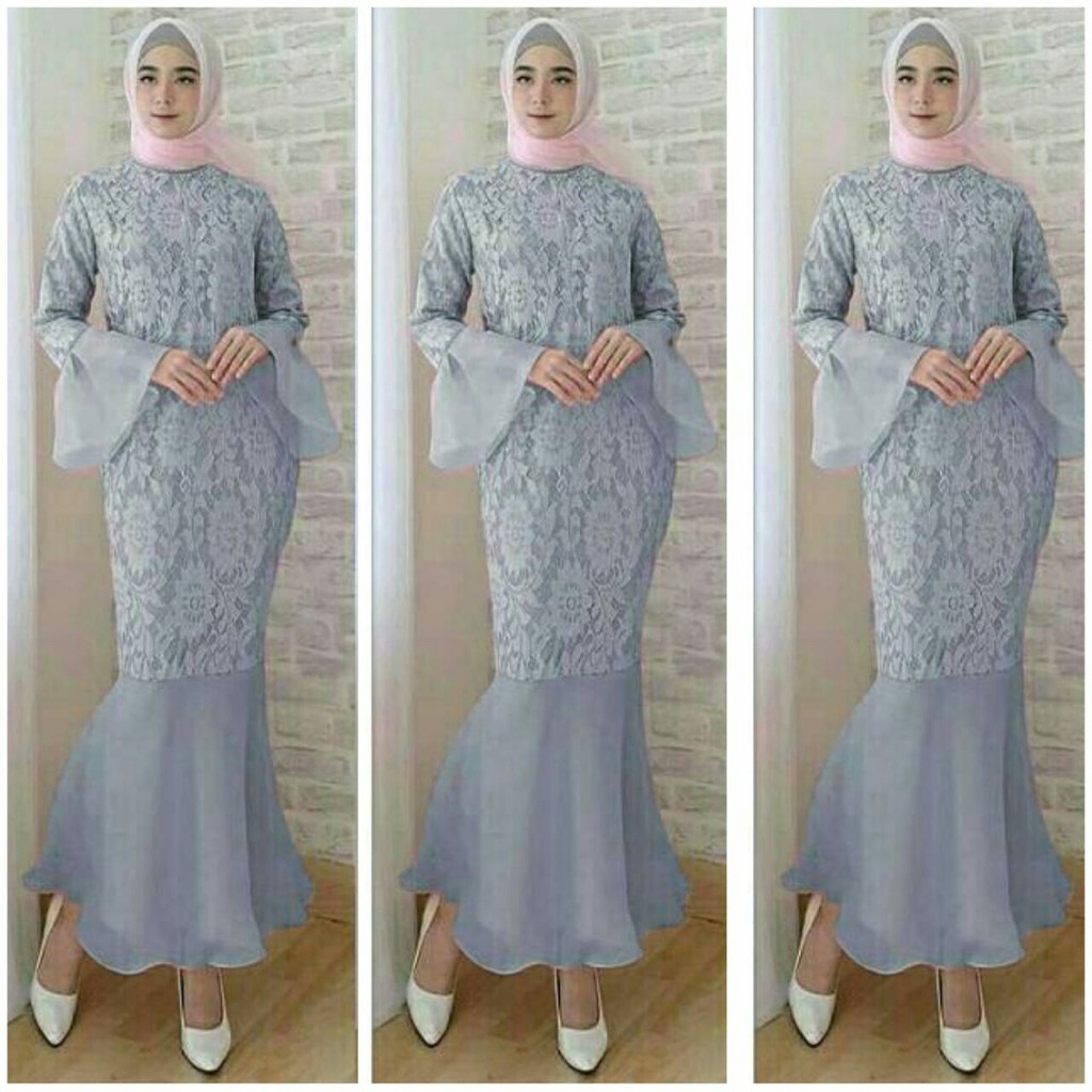 MAXY MERMAID / MAXI BRUKAT FURING / DRESS MAXY BRUKAT / GAMIS BRUKAT