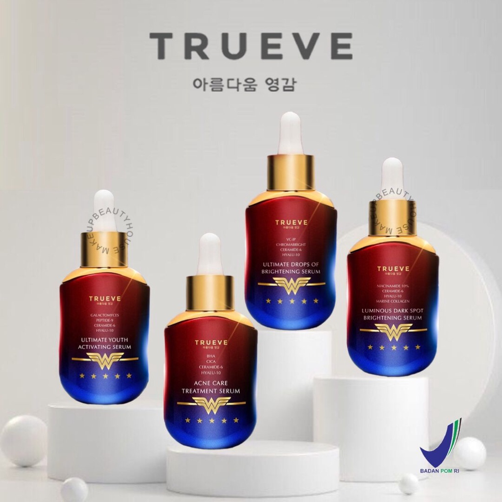 TRUEVE Wonder Woman Serum - Acne Care Treatment | Ultimate Youth Activating | Ultimate Drops of Brig