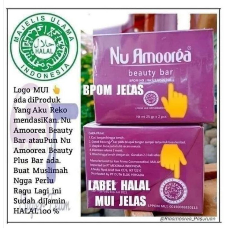 Sabun NuAmoorea Asli 100%