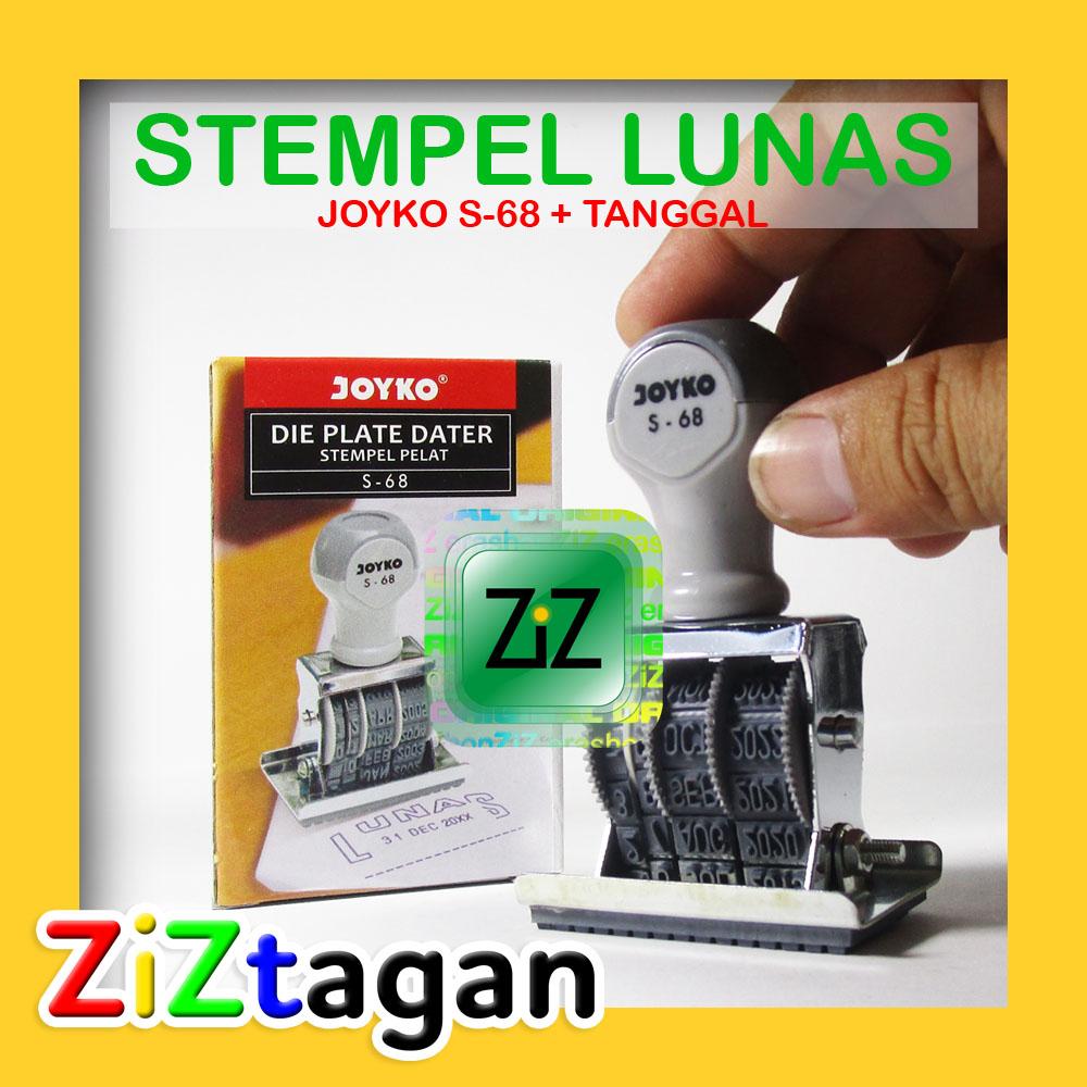 

STEMPEL LUNAS JOYKO S-68 KENKO Pelat Die Plate Dater Tanggal Kalender Putar