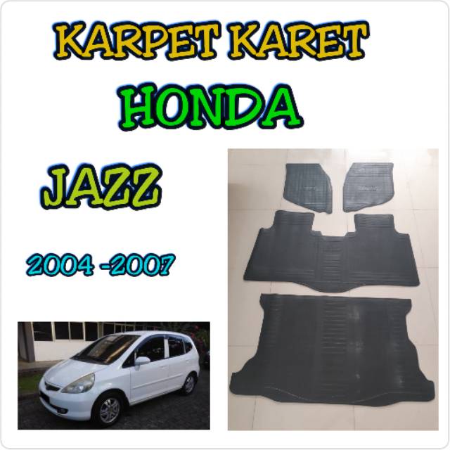 Karpet karet alas mobil  jazz fullset