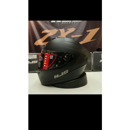 Helm NJS Zx1 Grey Solid series 2022 (fullface)-6