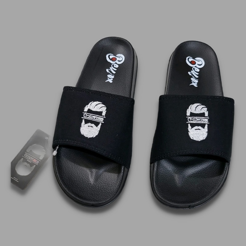 Sandal Selop Distro Pria bewox original brand Logo Slip-on Pria Wanita / Sendal Slide Terbaru Sendal Slop Cowok Laki-Laki Dewasa