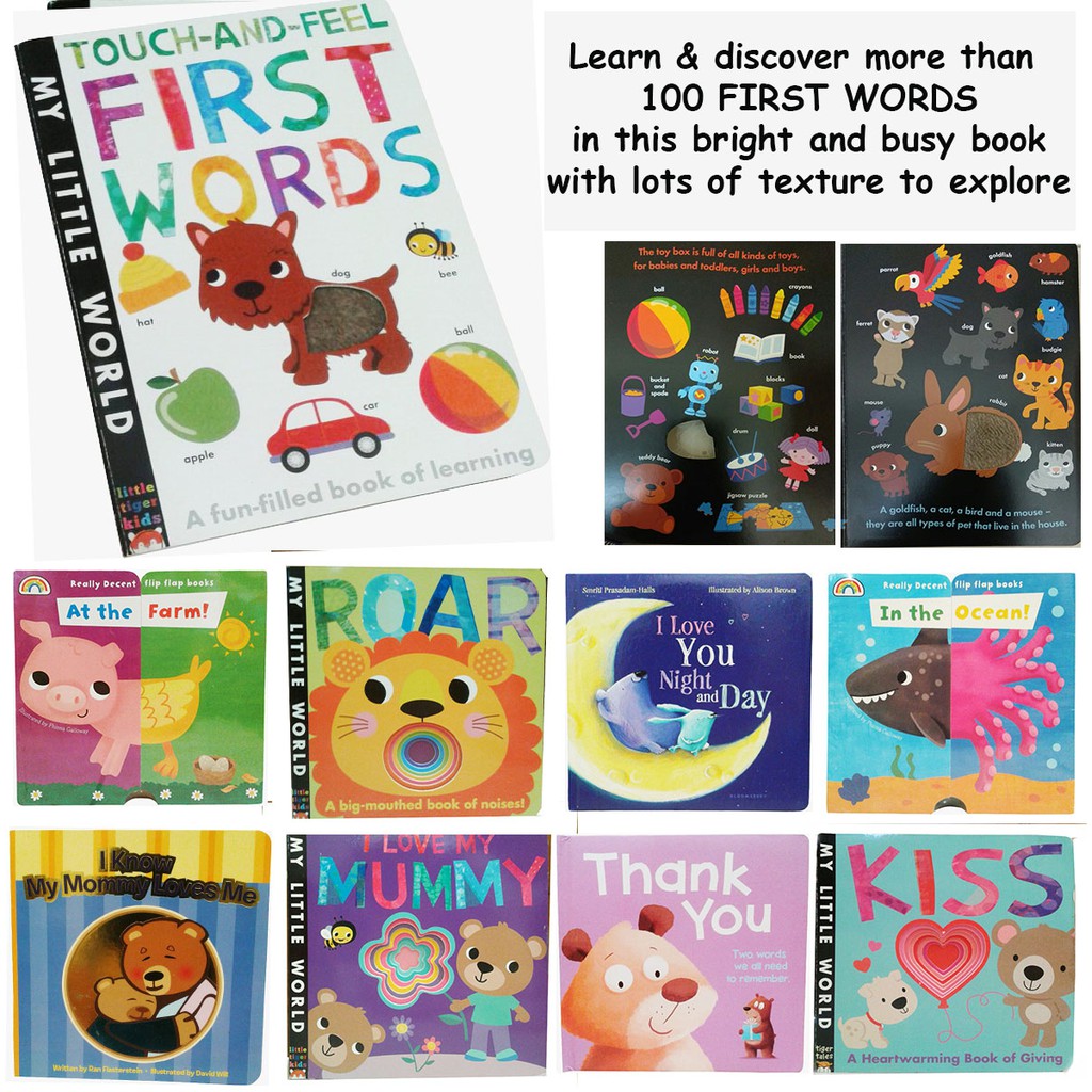 Touch-And-Feel FIRST WORDS a Fun Filled Book of Learning book