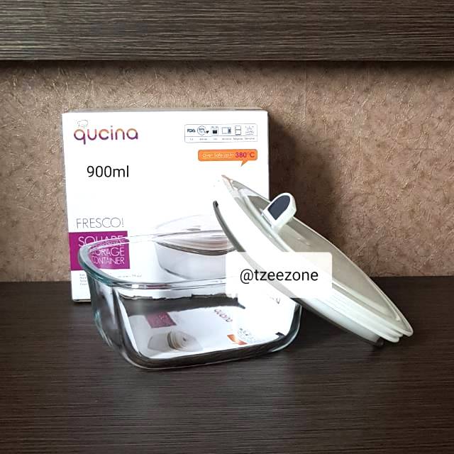 Qucina Fresco Storage Container Mangkok Saji Panggang