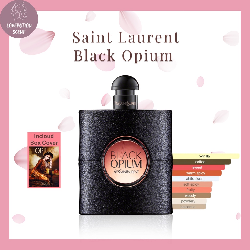 Parfume Black Opium YSL 100 ml Eau de Parfum import fullset box bisa COD