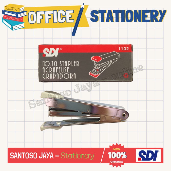 

Stapler SDI 1102 - Stepler No.10 - Jepretan Staples SDI 1102