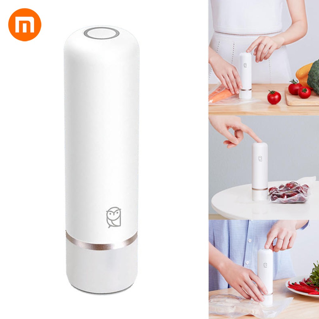 Xiaomi Miaomiaoce Mini Electric USB Air Va   cuum Pump Food