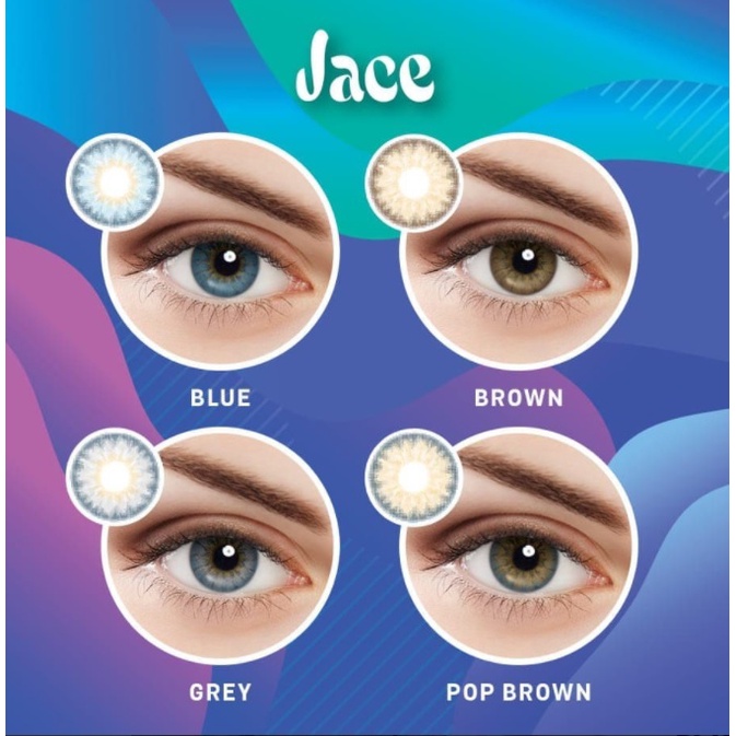 Softlens Gel Jace Gray Brown TopGel Khusus Normal 14.5mm