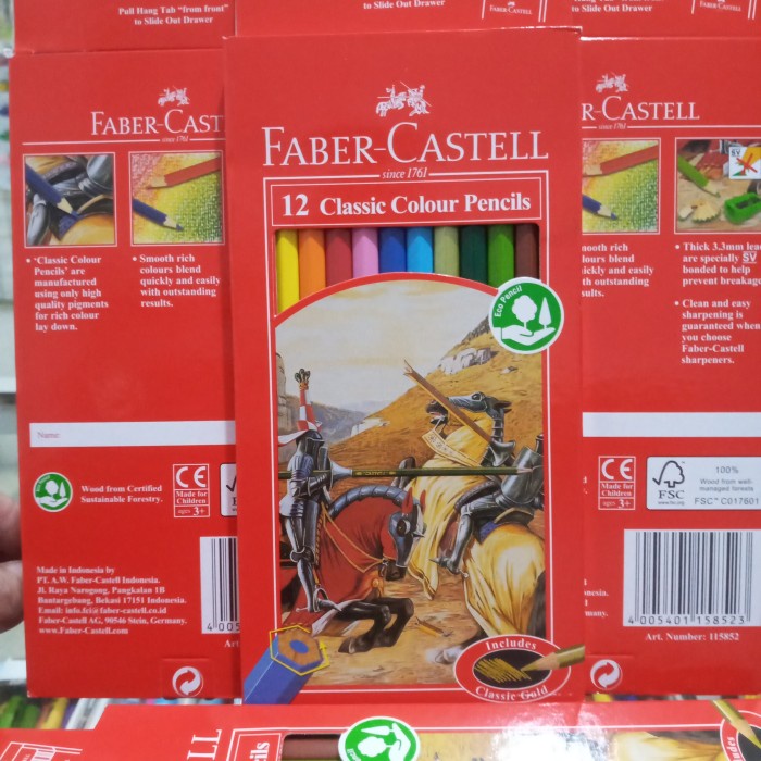 

Lucu Pensil Warna Faber Castle 12 ( Panjang ) Diskon