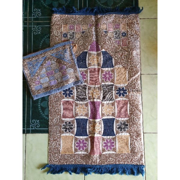 Sajadah Katun Tebal Tas Turkey Turki Asli