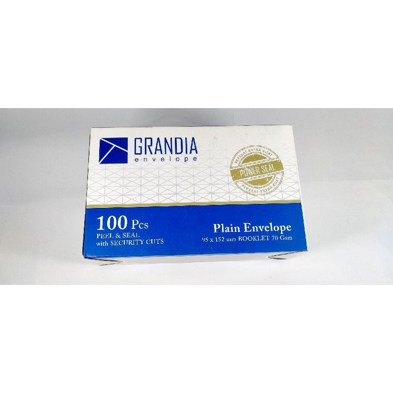 

Amplop Polos 104 Grandia 100 lembar /Amplop Lem HIGH QUALITY/Amplop Surat/Amplop Gaji