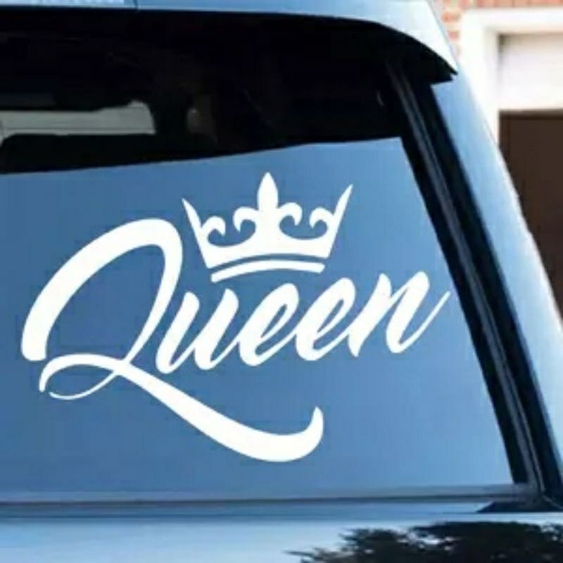 stiker Queen,, stiker Cuttling Queen, stiker Mahkota,, stiker mobil, motor dan laptop